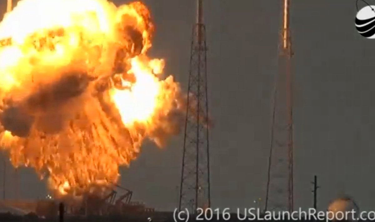 Falcon 9 sprogimas