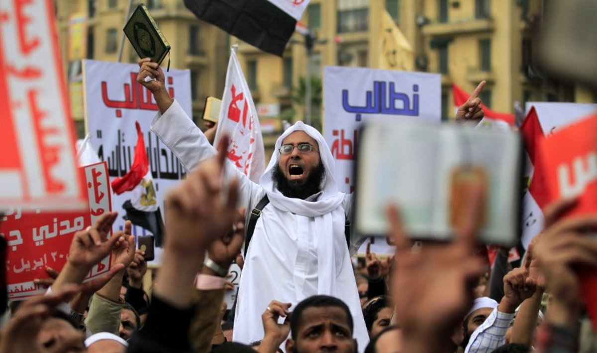 Egipte vyko masiniai protestai prieš kariškių valdymą
