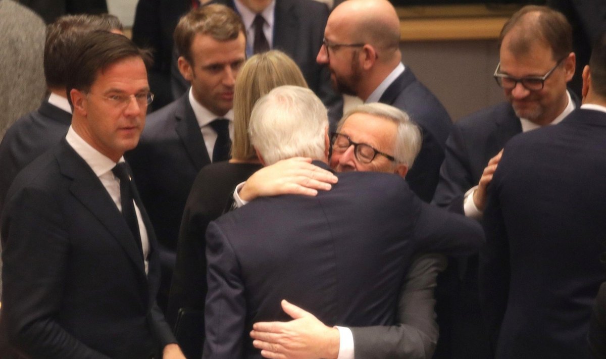 ES šalių lyderiai sekmadienį pritarė „Brexit“ susitarimui
