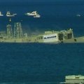 Australijoje, siekiant sukurti dirbtinį rifą, nuskandintas senas karinis laivas