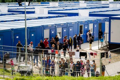 Migrantų stovykla Medininkuose