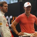 S. Vettelio persvara šokiruotas M. Schumacheris: džiaugiuosi, kad nesu jo komandos draugas
