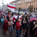 Minsko centre vyksta masinė protesto akcija