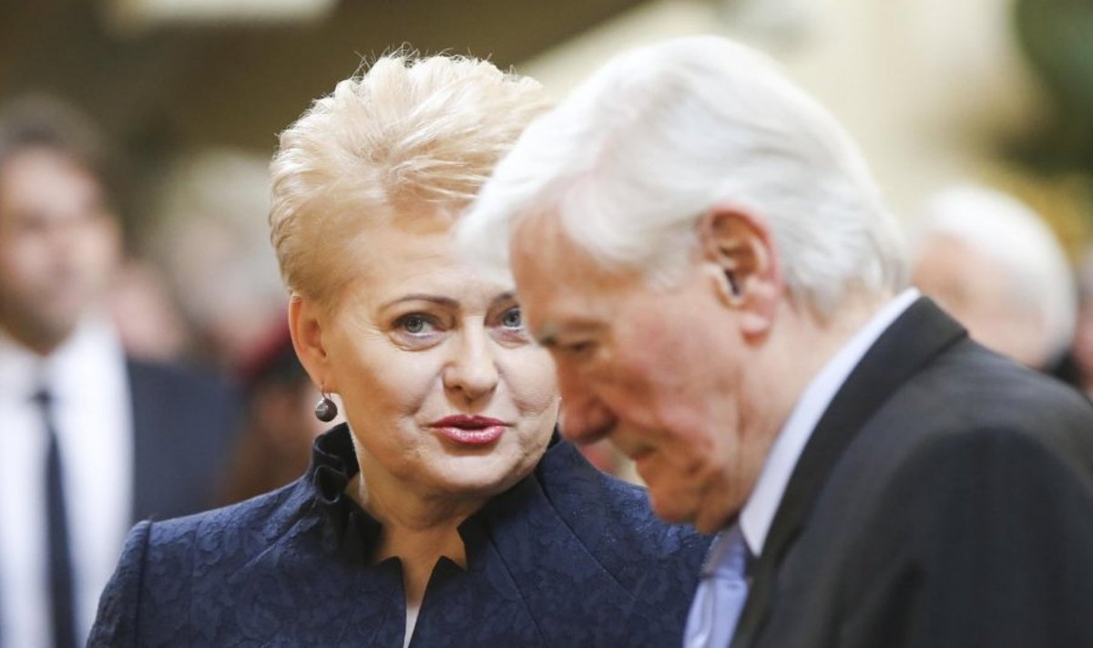 Dalia Grybauskaitė ir Valdas Adamkus