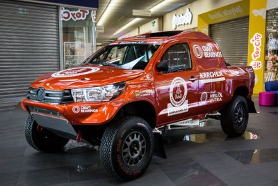 Juknevičiaus naujo Dakaro ralio automobilio pristatymas