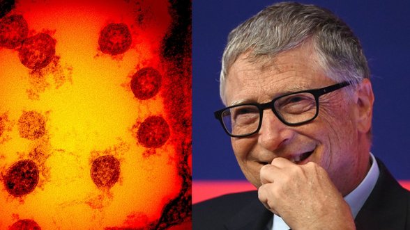 Billas Gatesas pasisakė apie tai, kas su COVID-19 įvyks jau šiais metais: artėja esminis pandemijos lūžis