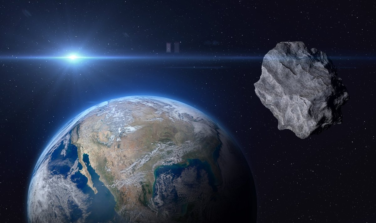 Netoli Žemės praskries asteroidas. Shuterstock/Earthsky nuotr.