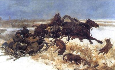 „Vilkų užpuolimas“. Lenkija, 1883