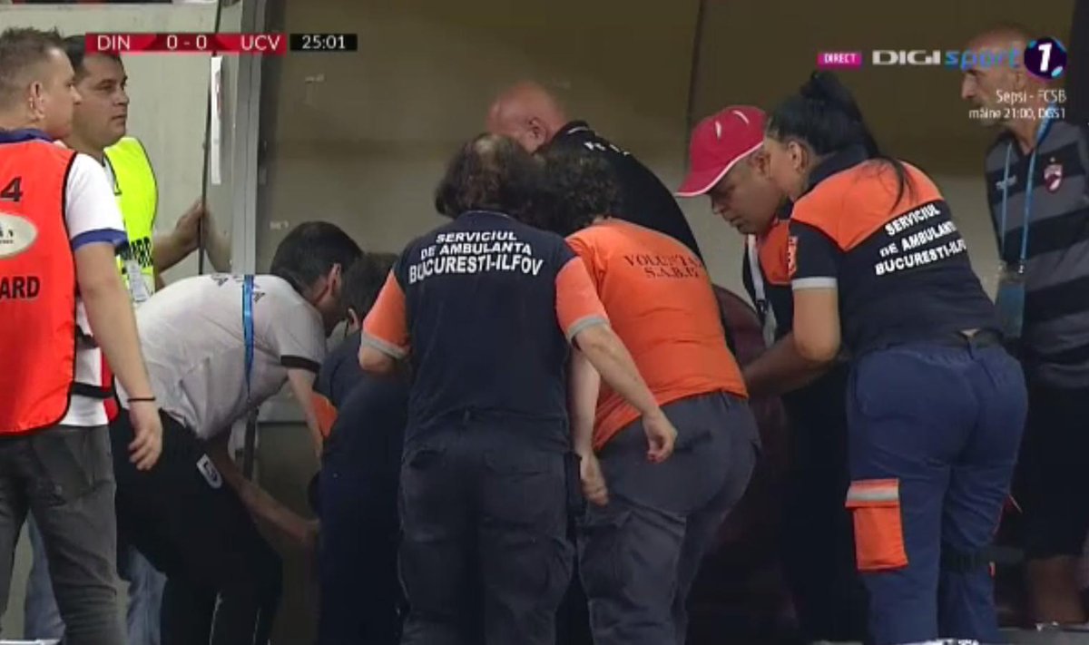 Rumunijoje rungtynių metu lietuvio trenerį ištiko širdies smūgis