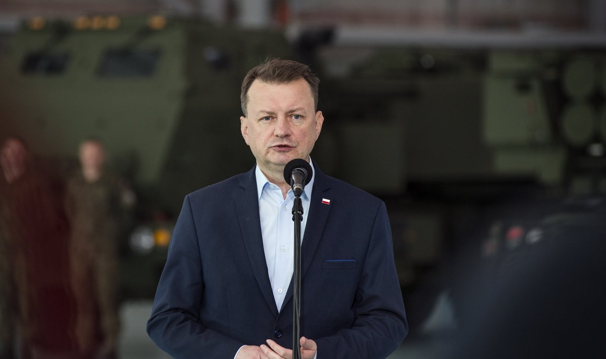 Lenkijos gynybos ministras Mariuszas Blaszczakas