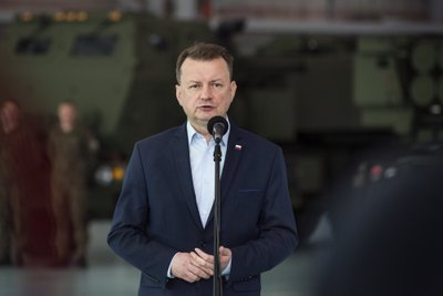 Lenkijos gynybos ministras Mariuszas Blaszczakas