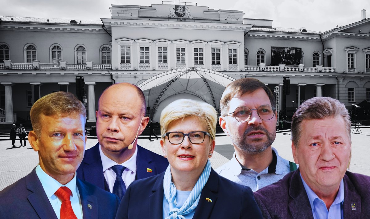 Aiškūs kandidatai į prezidento postą: Mantas Varaška, Aurelijus Veryga, Ingrida Šimonytė, Antanas Kandrotas, Valdas Tutkus. 