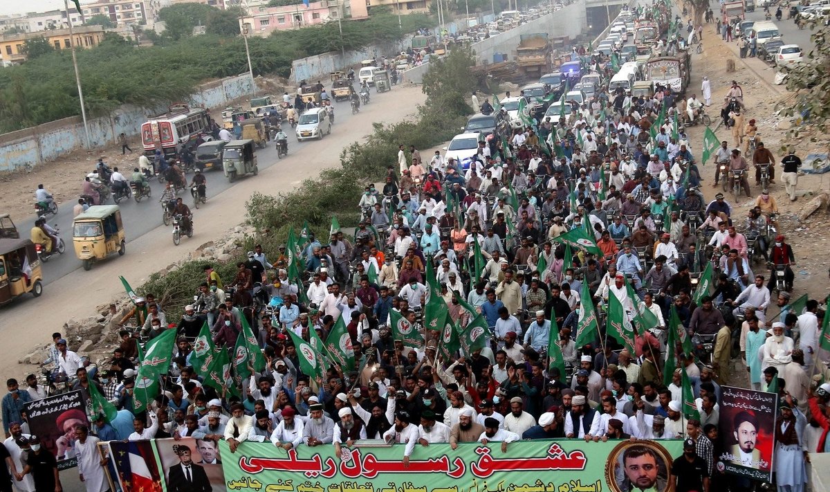 Protestas Pakistane