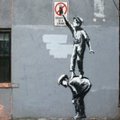 Gatvės menininkas Banksy pradėjo akciją Niujorke