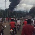 Nigerijos degalinėje driokstelėjo didžiulis sprogimas, yra aukų