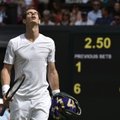 Škotas A. Murray neapgynė Vimbldono teniso turnyro čempiono titulo