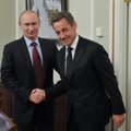 V.Putinas pasveikino į Rusiją atvykusį brangųjį N.Sarkozy