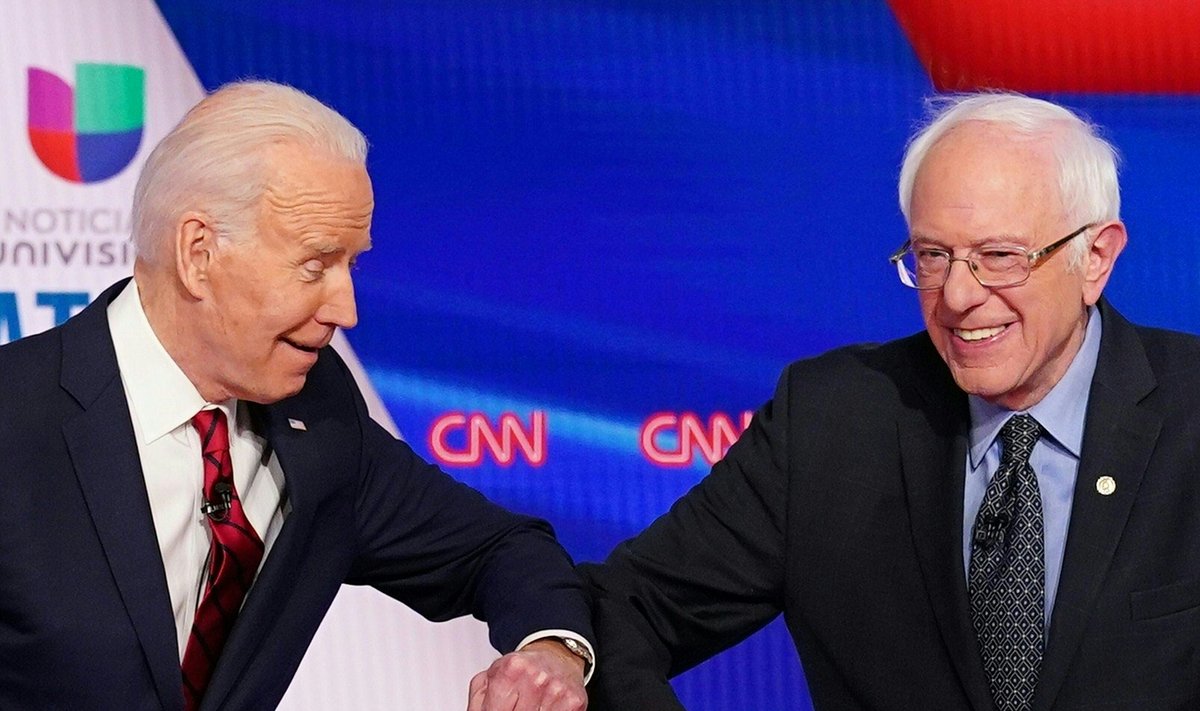 Joe Bidenas, Bernie Sandersas