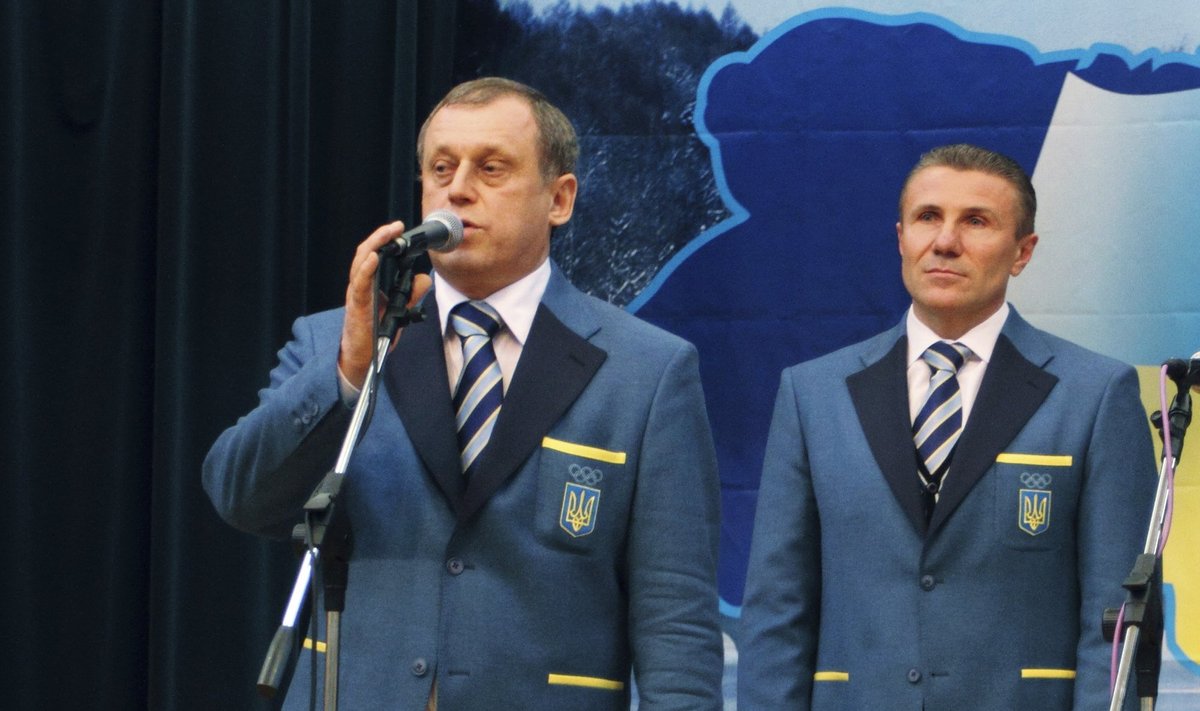 Volodymyras Geraščenka ir Sergejus Bubka