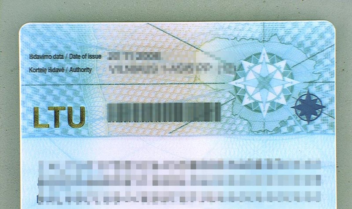 Lithuanian ID card