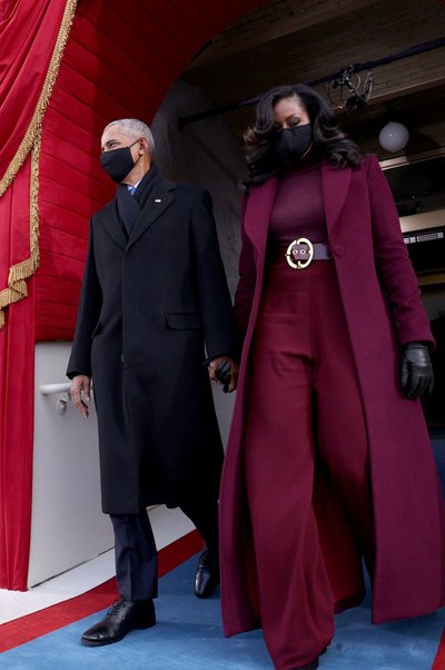 Michelle Obama, Bideno inauguracijos dienos įvaizdis 2021 m.