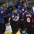 Devyniolikta „Avalanche“ ledo ritulininkų pergalė NHL lygoje