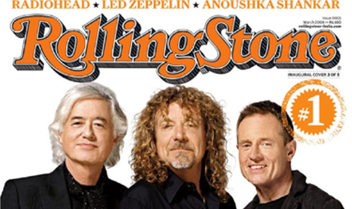 Led Zeppelin "Rolling Stone" žurnalo viršelyje