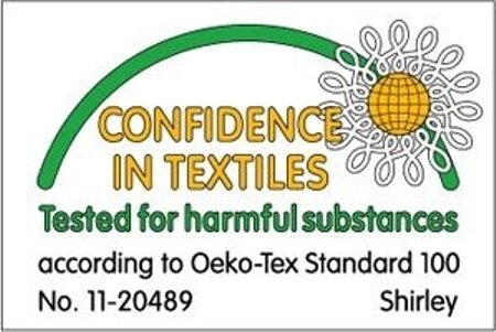 „Oeko-Tex 100“ Standartus atitinkančio gaminio ženklas