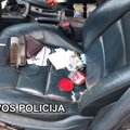 Vilniuje sulaikytas vairuotojas: teisės vairuoti neturėjo, bet turėjo „žolės“