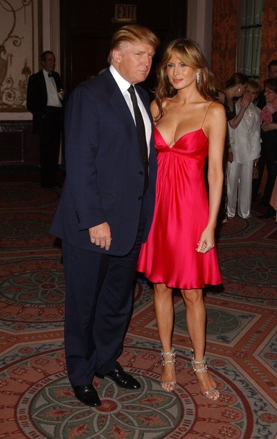Donaldas Trumpas ir Melania Trump. 2005 m.