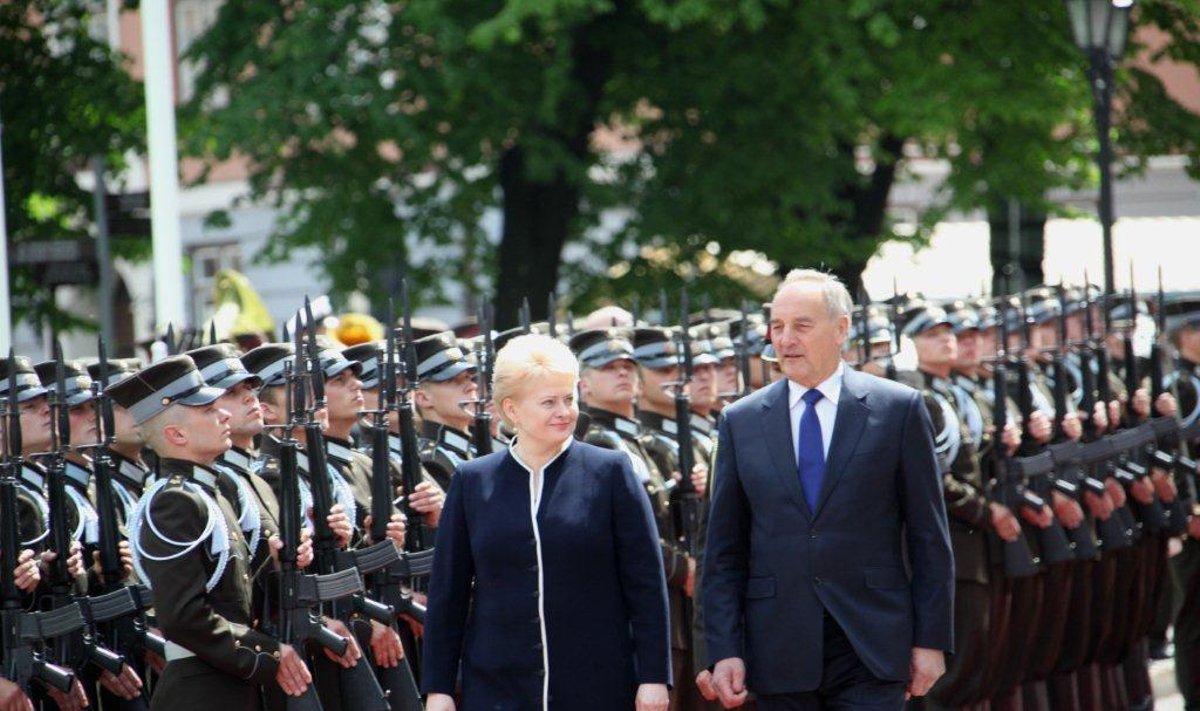 Dalia Grybauskaitė  ir Andris Berzinis