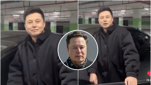 Žaibiškai plinta įrašas, kuriame – it iš akies luptas Elonas Muskas: nuo panašumo kūnu perbėga šiurpas