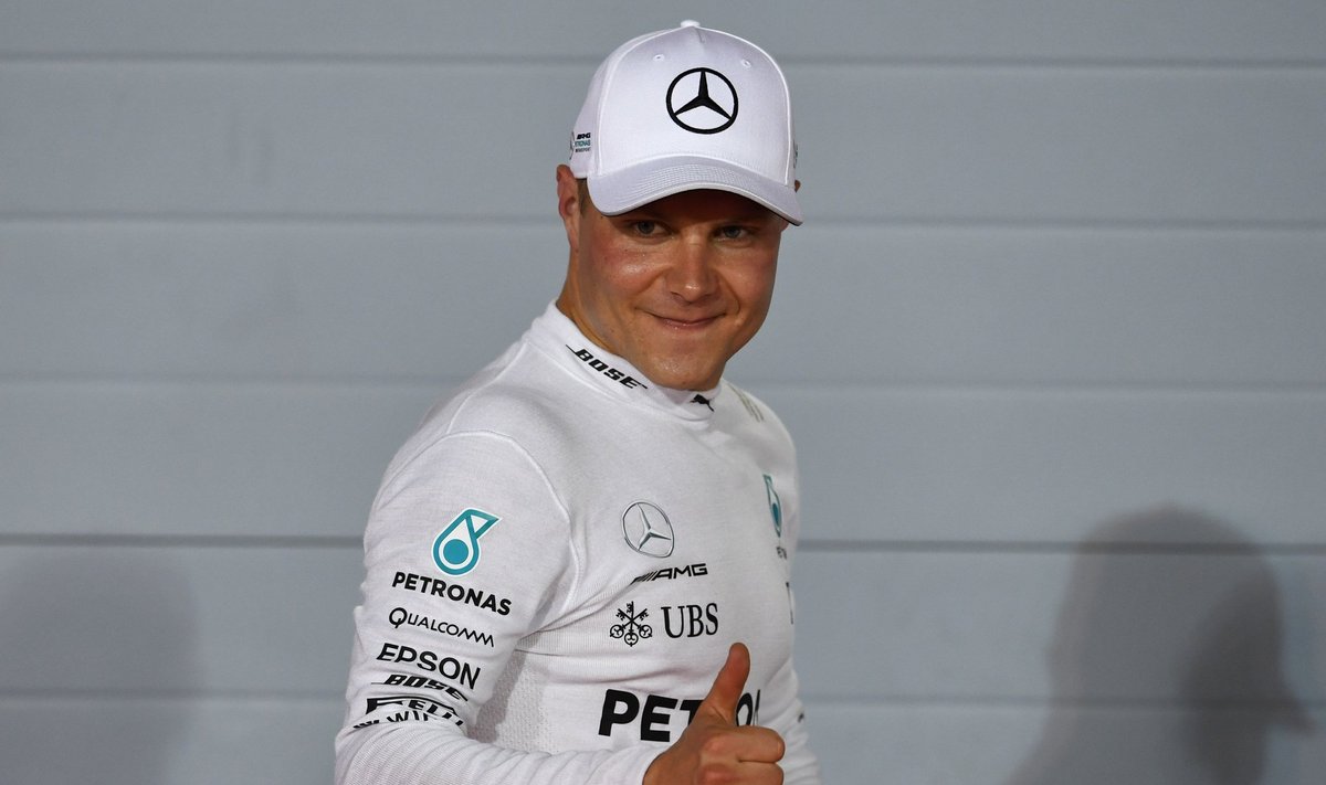 Mercedes pilotas Valtteri Bottas laimėjo Bahreino lenktynių kvalifikaciją