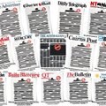 Australijos laikraščiai protestuoja: pirmieji leidinių puslapiai – cenzūruoti