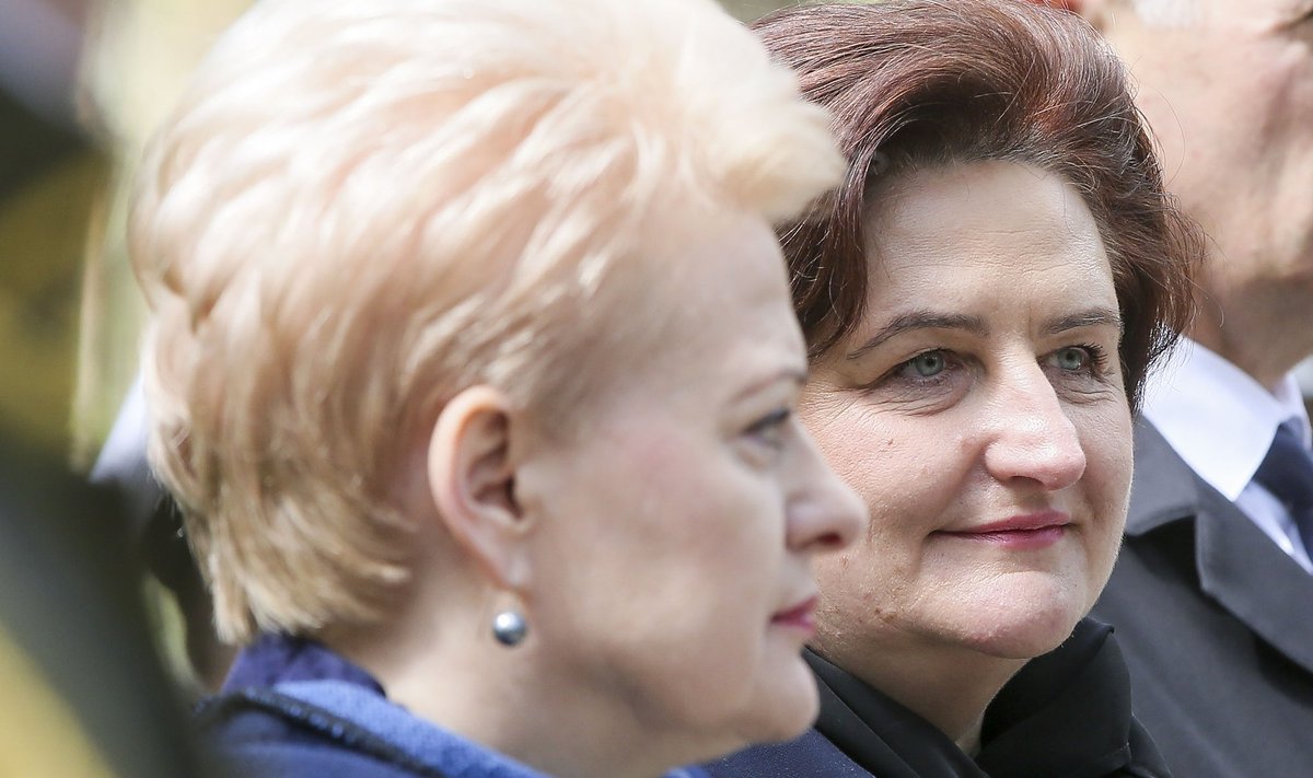 President Dalia Grybauskaitė and Parliament Speaker Loreta Graužinienė