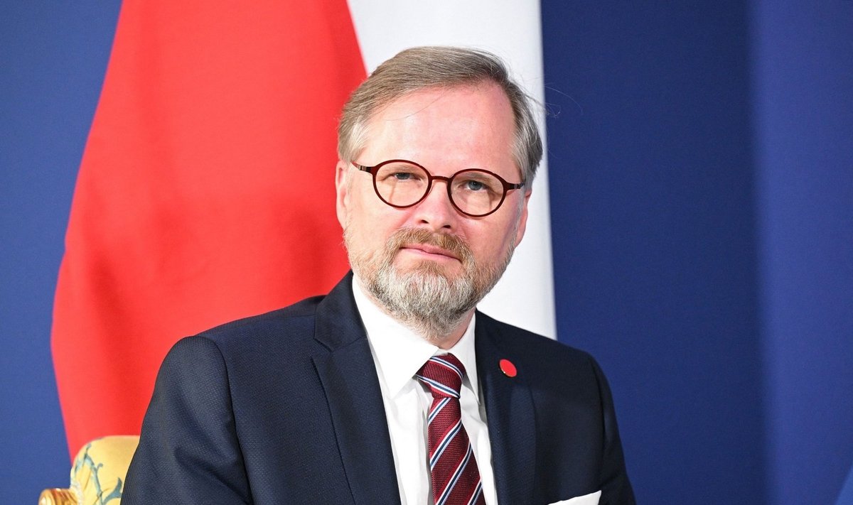 Čekijos ministras pirmininkas Petras Fiala
