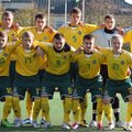 Lietuvos 19-mečių futbolo rinktinė sužais su elitinėmis jaunimo komandomis