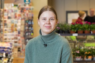 Organizacijos „Sienos grupė" savanorė Ugnė Raščiūtė 