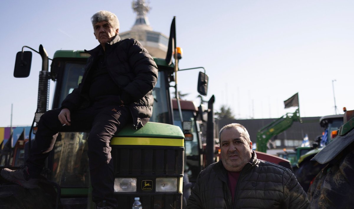 Graikijos ūkininkų protestas