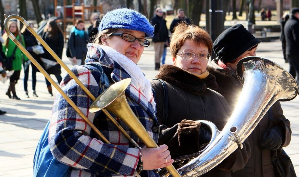 Kaune – menininkų protestas prieš valdžios planuojamas permainas