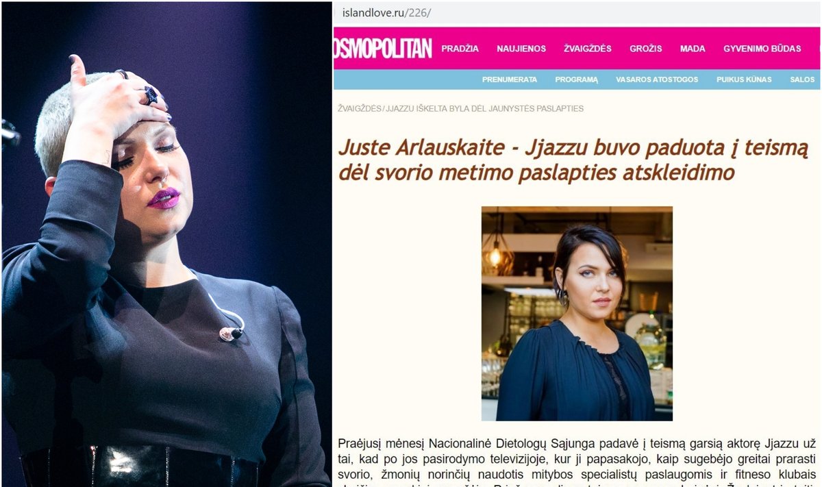 „Cosmopolitan“ mėgdžiojančiame rusiškame portale apžmeižta dainininkė „Jazzu“