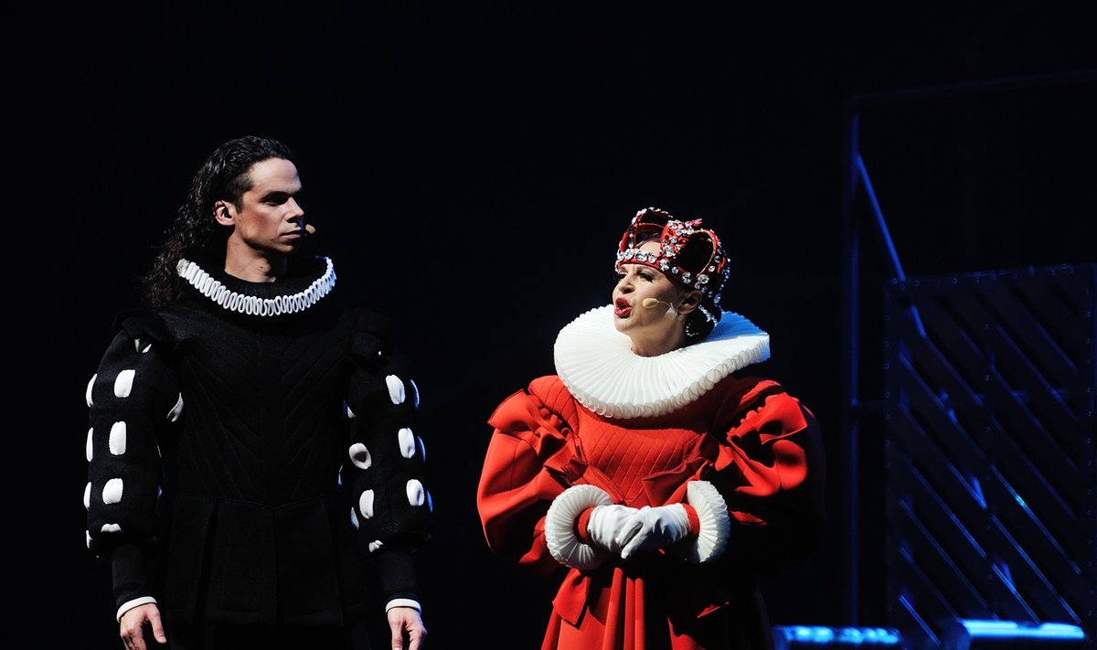 Operos solistė , „Auksinio kryžiaus“ laureatė  sopranas Gitana Pečkytė įkūnijo karalienę Boną Sforcą.