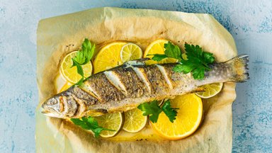 Kepta žuvis su citrusais – nuostabaus skonio ir aromato