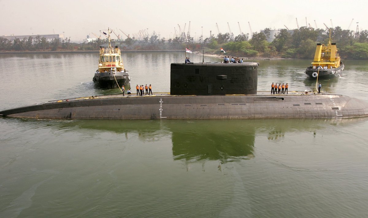 Indijos povandeniniame laive įvyko sprogimas