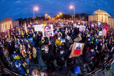 Protestas prieš Putiną Vokietijoje