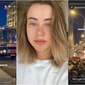 Garsi rusų influencerė išėjo į gatves ir buvo priversta bėgti: už įrašą instagrame mane gali pasodinti į kalėjimą