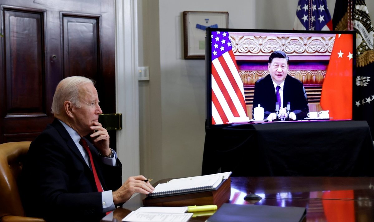 JAV ir Kinijos prezidentų pokalbis