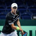 L. Mugevičius pergalingai pradėjo teniso turnyrą Ukrainoje