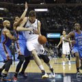 NBA lygoje – M. Gasolio sugrįžimas ir nutrūkusi „Knicks“ pergalių serija
