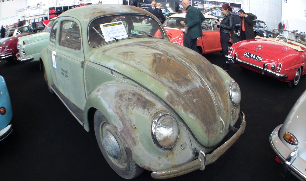 Originalus VW Kaefer (1951 m.) taip ir nebuvo parduotas